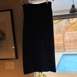 Zara Black knit Maxi Skirt